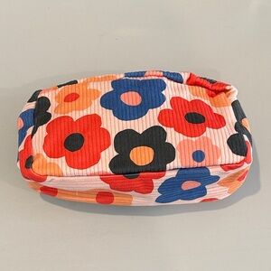 Floral Patterned Pouch Makeup Cosmetic Case